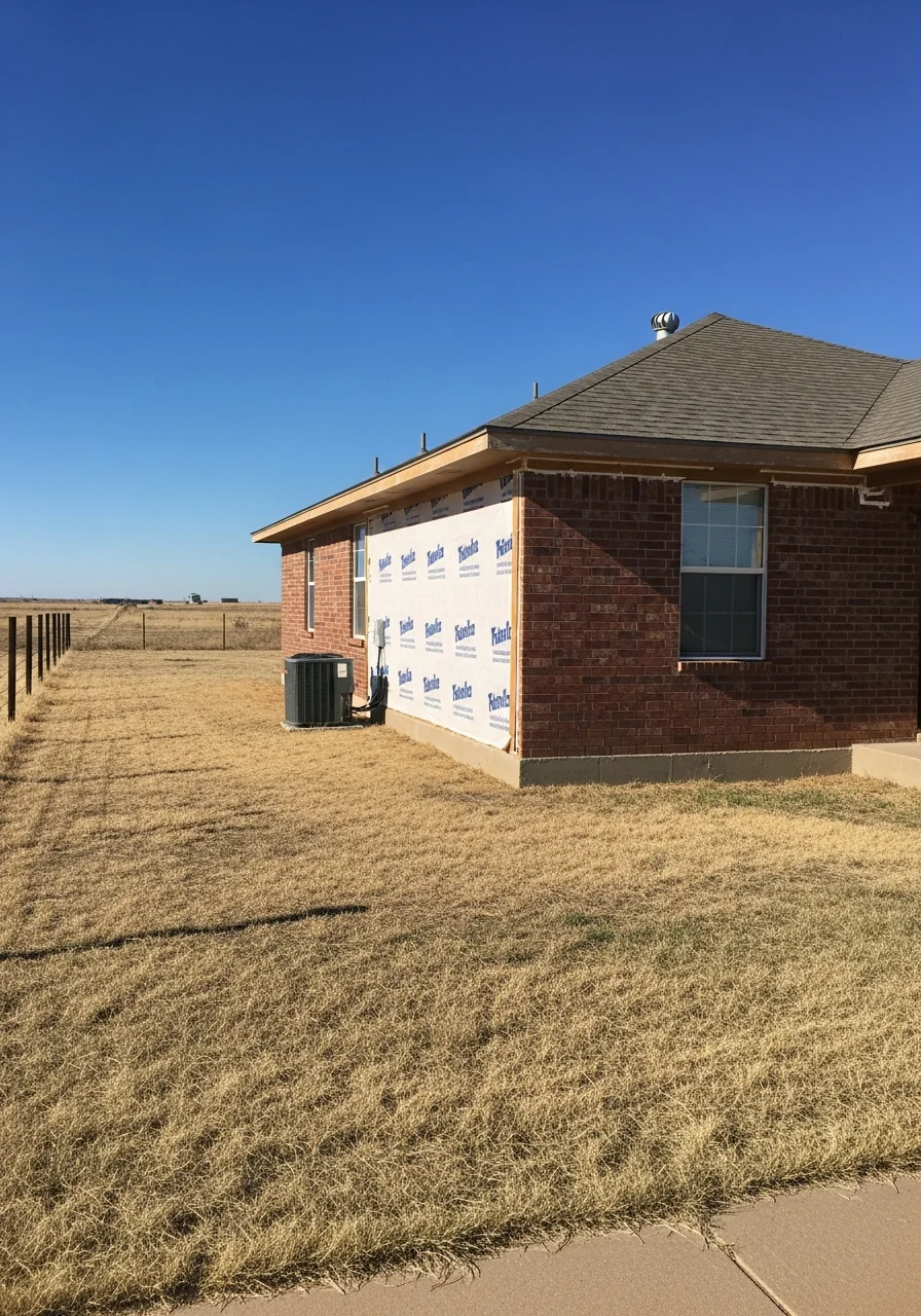 Technician providing service on a Plainview property.